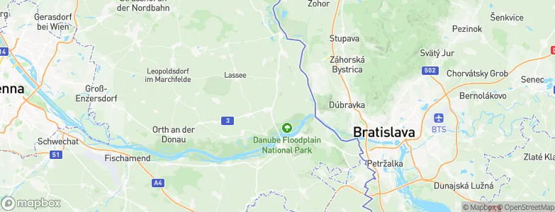 Engelhartstetten, Austria Map