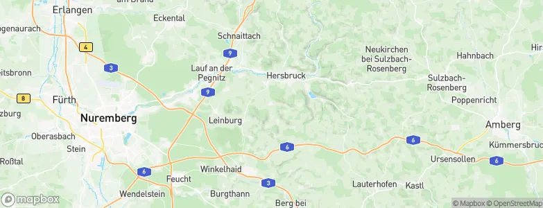 Engelthal, Germany Map