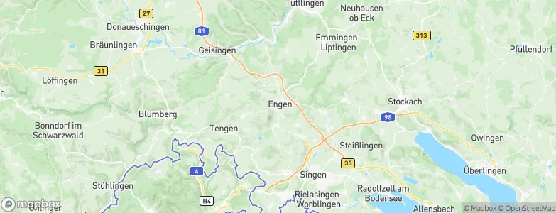 Engen, Germany Map