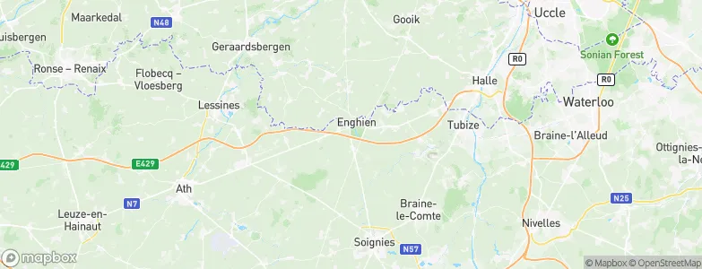 Enghien, Belgium Map