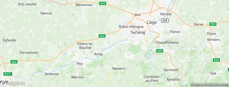 Engis, Belgium Map
