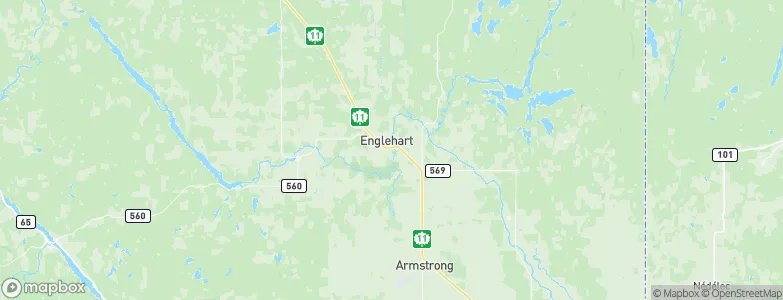 Englehart, Canada Map