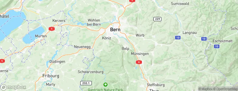 Englisberg, Switzerland Map