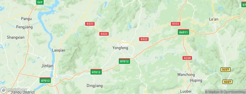 Enjiang, China Map