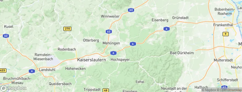 Enkenbach-Alsenborn, Germany Map