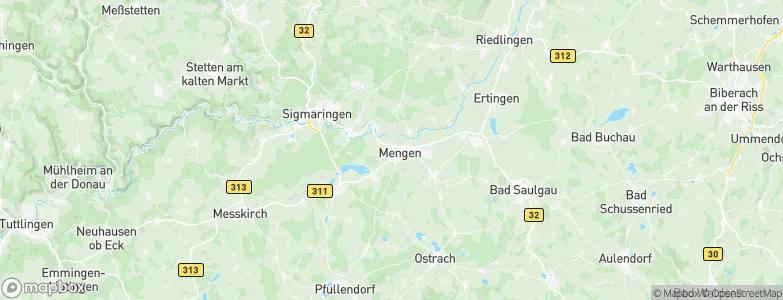 Ennetach, Germany Map