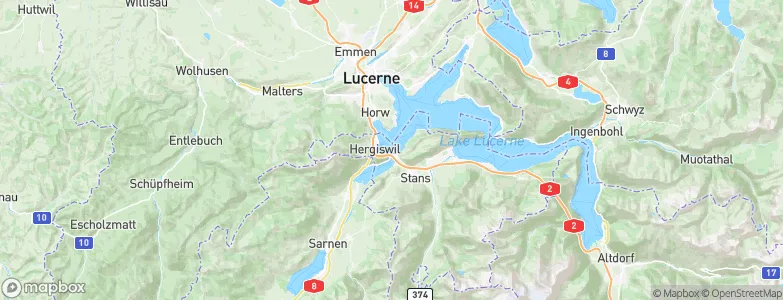 Ennetbürgen, Switzerland Map