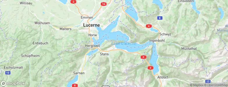 Ennetbürgen, Switzerland Map
