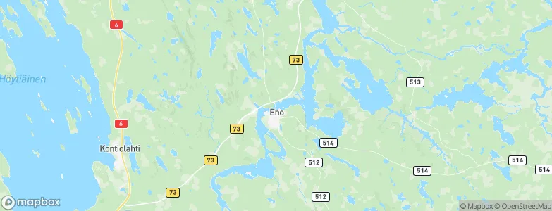 Eno, Finland Map
