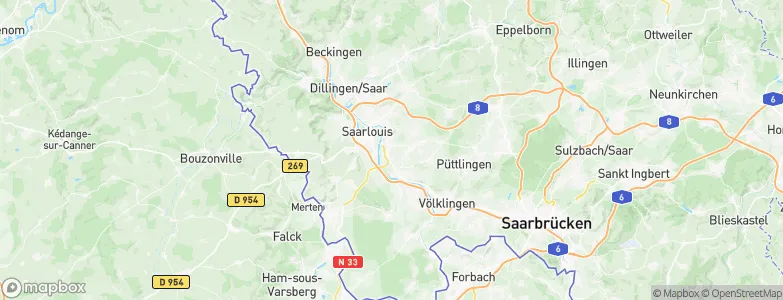 Ensdorf, Germany Map