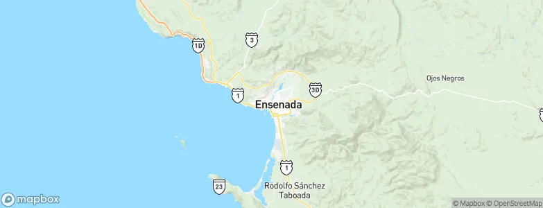 Ensenada, Mexico Map