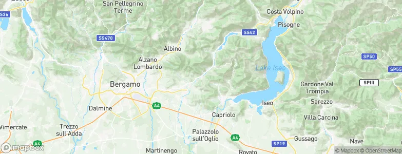 Entratico, Italy Map