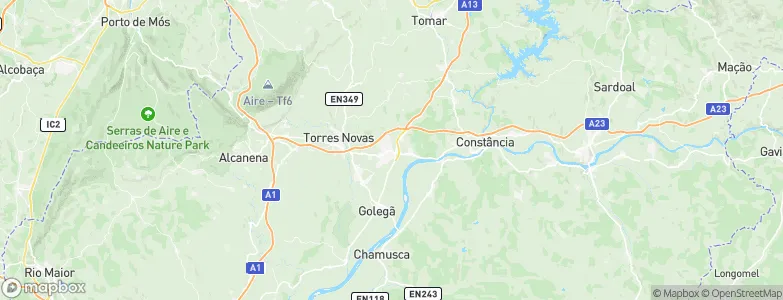 Entroncamento, Portugal Map