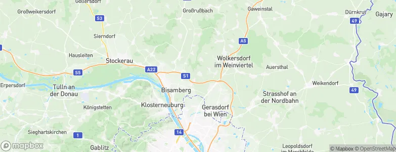 Enzersfeld im Weinviertel, Austria Map