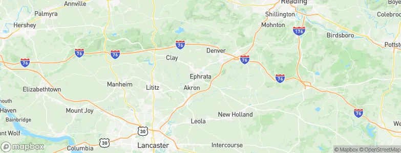 Ephrata, United States Map