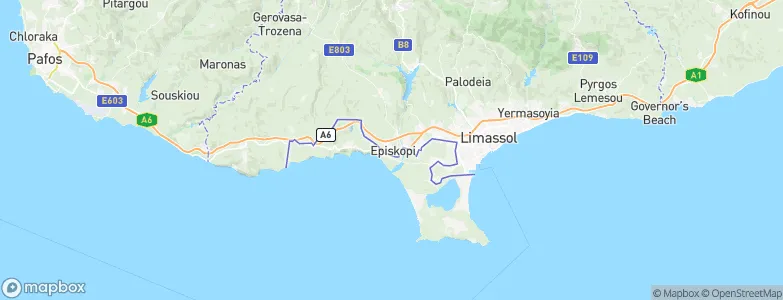 Episkopi, Cyprus Map