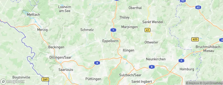 Eppelborn, Germany Map