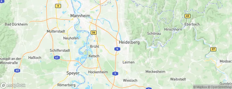 Eppelheim, Germany Map