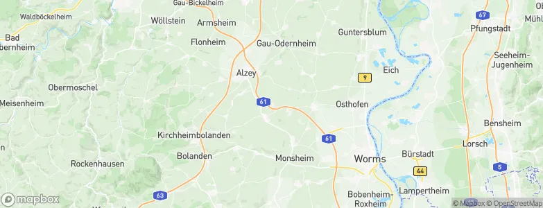 Eppelsheim, Germany Map