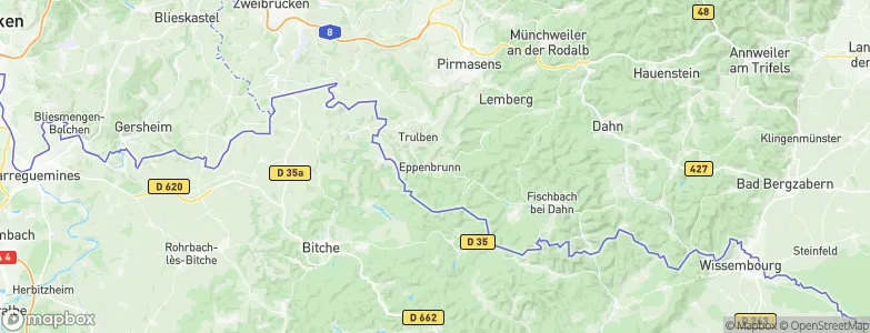 Eppenbrunn, Germany Map