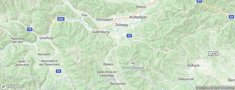 Eppenstein, Austria Map