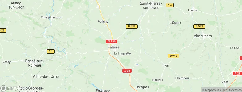 Eraines, France Map