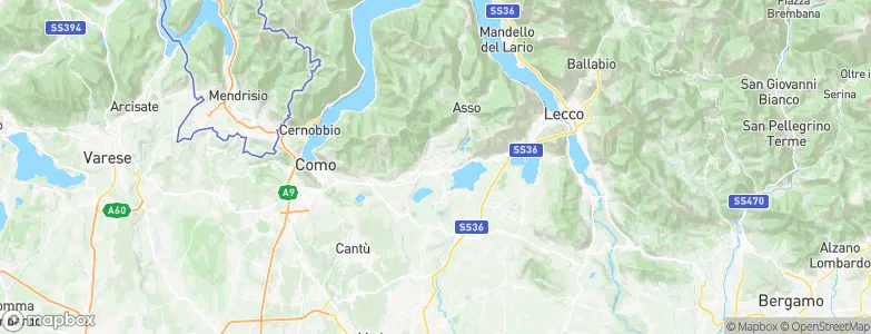 Erba, Italy Map