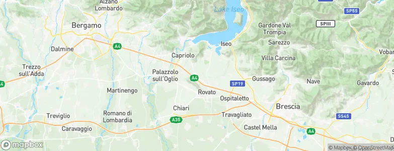Erbusco, Italy Map
