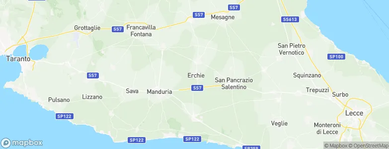 Erchie, Italy Map