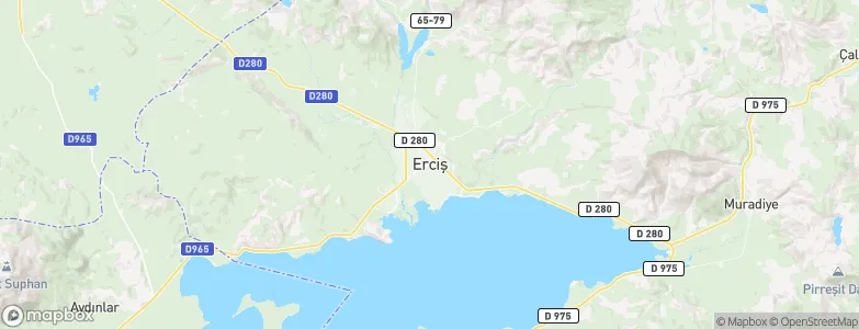 Erciş, Turkey Map