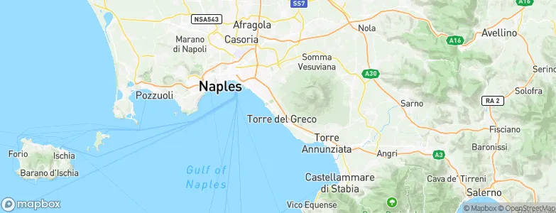 Ercolano, Italy Map