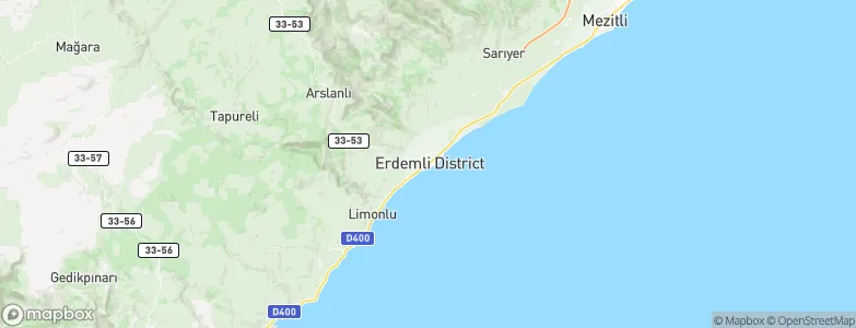 Erdemli, Turkey Map