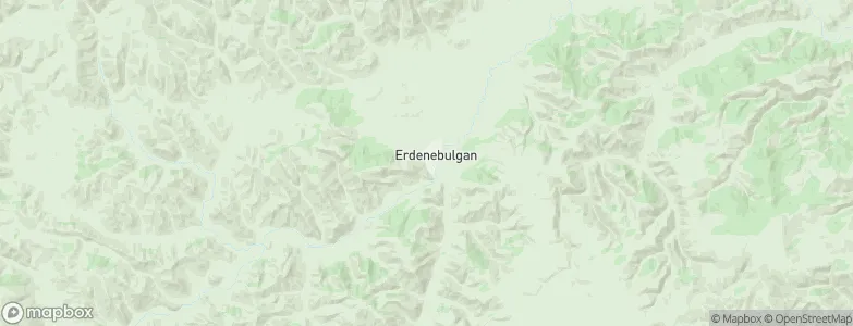 Erdenebulgan, Mongolia Map