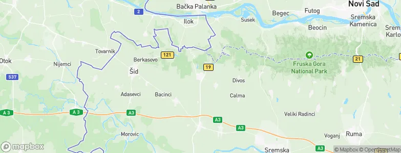 Erdevik, Serbia Map