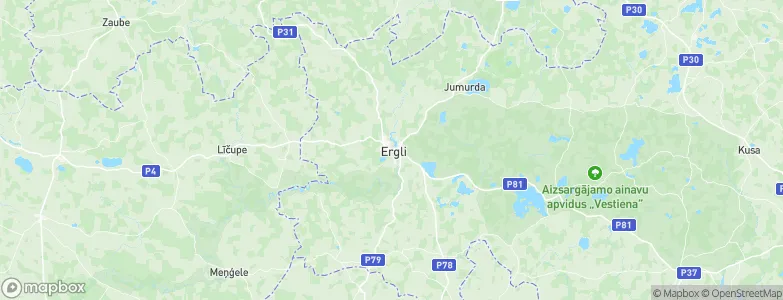 Ērgļi, Latvia Map