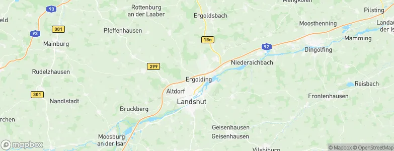 Ergolding, Germany Map