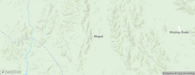Erhet, Mongolia Map