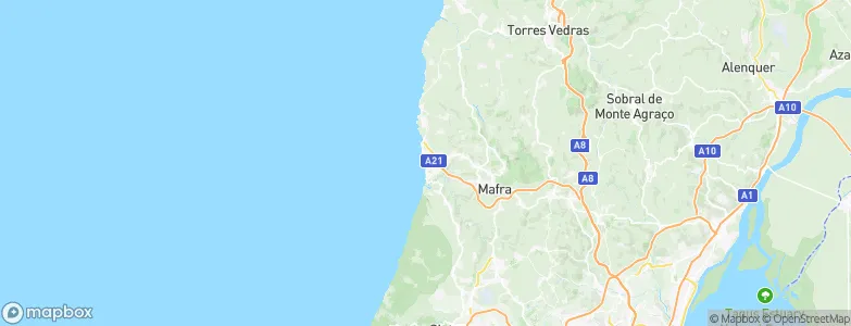 Ericeira, Portugal Map