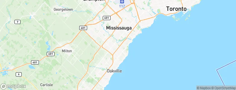 Erindale, Canada Map