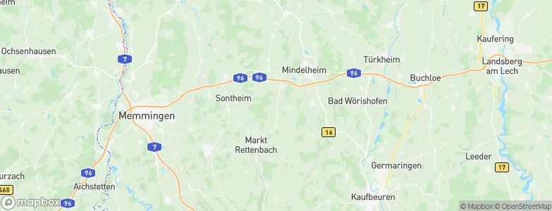 Erisried, Germany Map