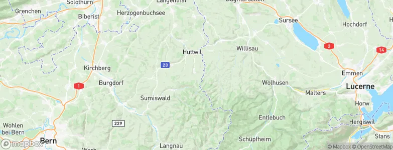 Eriswil, Switzerland Map