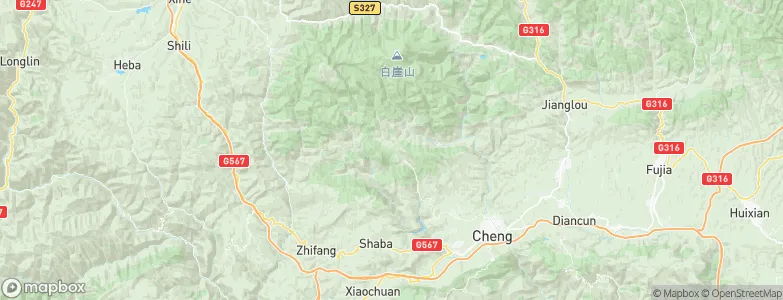 Erlang, China Map