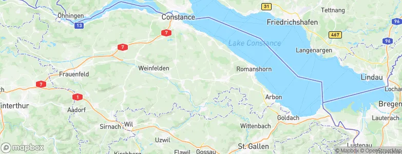 Erlen, Switzerland Map