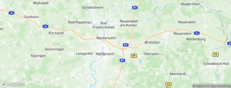 Erlenbach, Germany Map