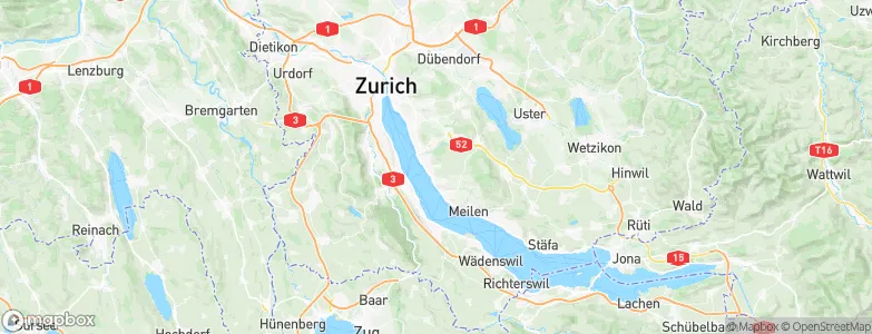 Erlenbach / rechts des Dorfbachs oberhalb Bahnlinie, Switzerland Map