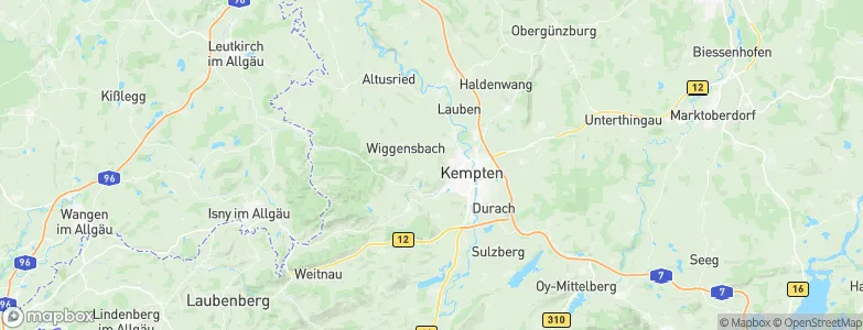 Ermengerst, Germany Map
