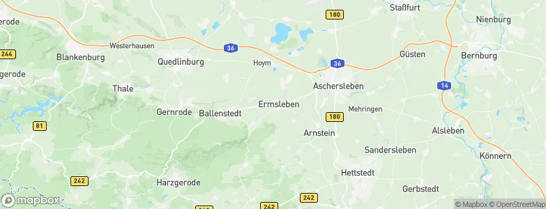 Ermsleben, Germany Map