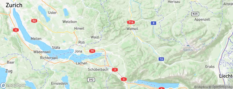 Ernetschwil, Switzerland Map