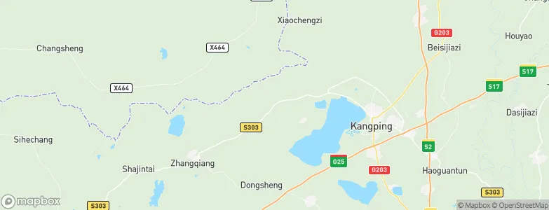 Erniusuokou, China Map
