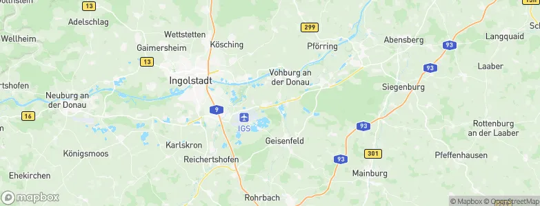 Ernsgaden, Germany Map